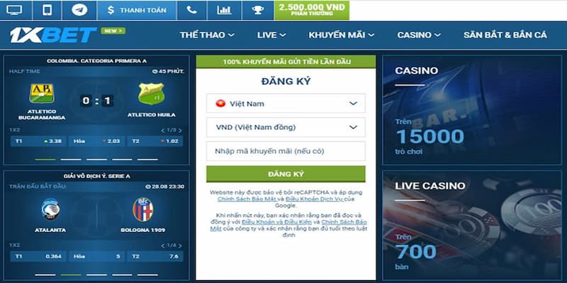 Cách đăng ký tài khoản 1xbet dễ dàng trong 1 phút